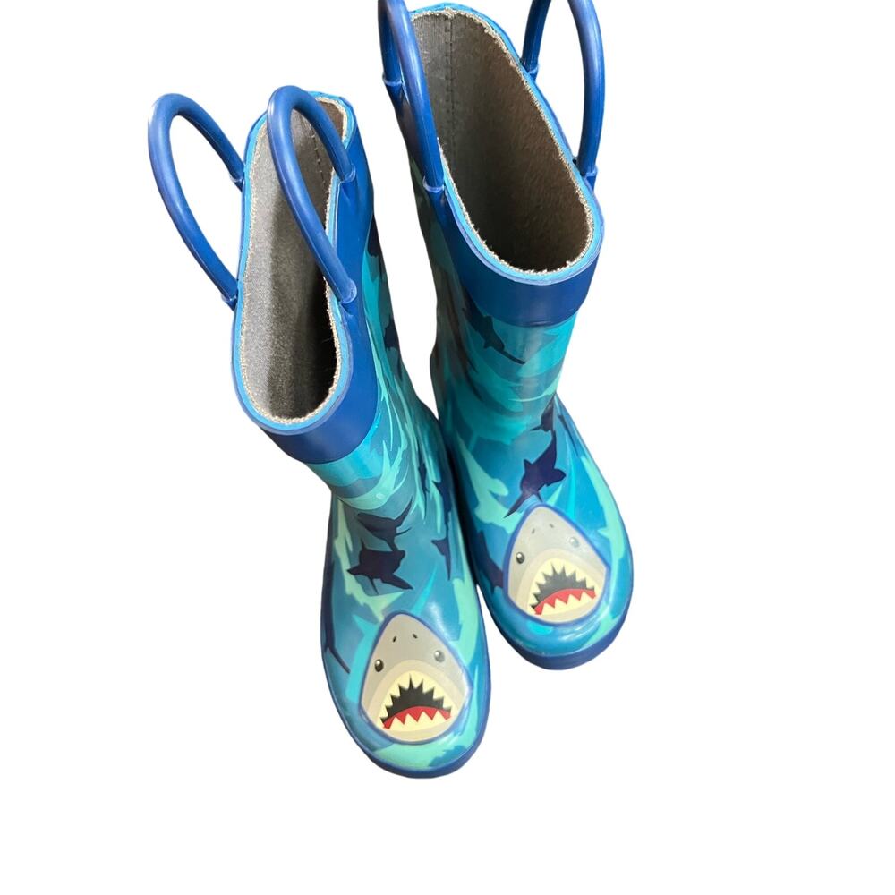 Stephen Joseph shark rain boots size‎ 8 New without box
